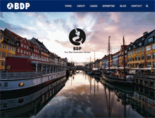 Tablet Screenshot of bdp.dk
